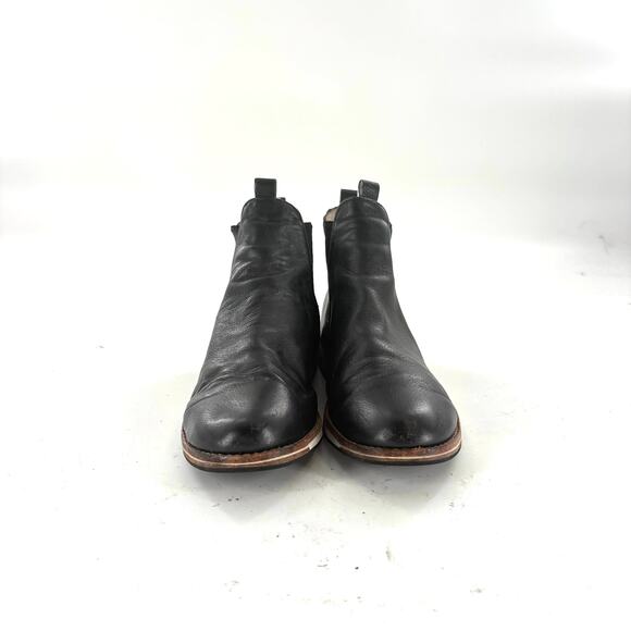 Matt Bernson Infinity Chelsea Boots 7.5 Black Leather Ankle Travel Comfort - Picture 4 of 6